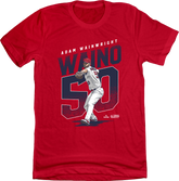 Official Adam Wainwright MLBPA T-shirt red In The Clutch